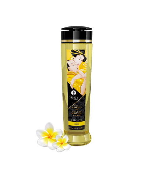 Huile de massage aphrodisiaque monoï Serenity 240ml - CC1213